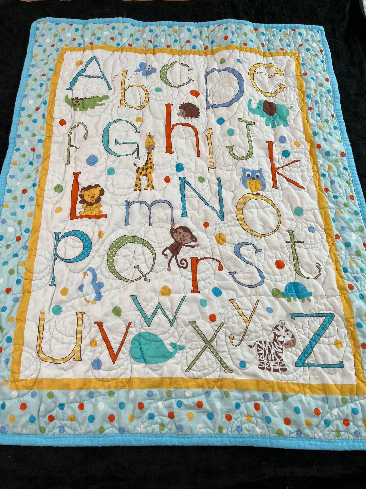 Baby Blanket, Alphabet