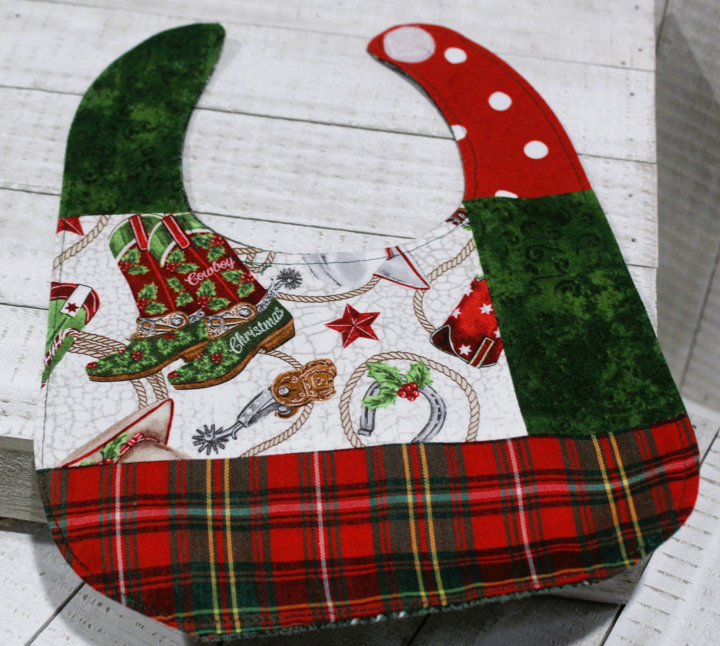 Baby Bib, Christmas Theme