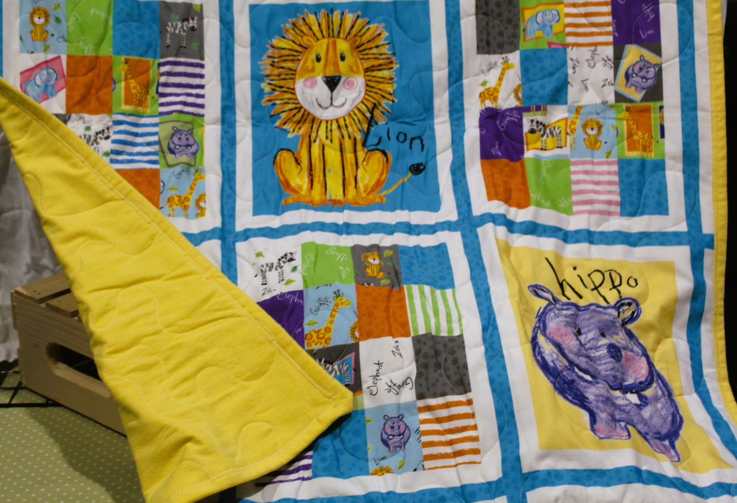 Baby Blanket, Zoo Friends