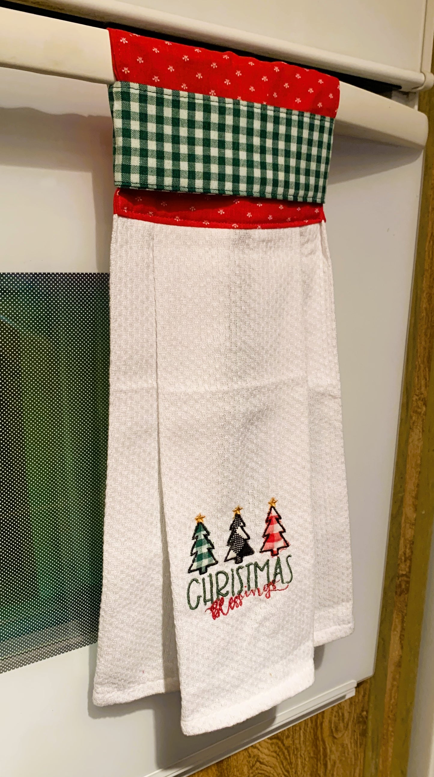 Hanging Kitchen Towel, Christmas Theme