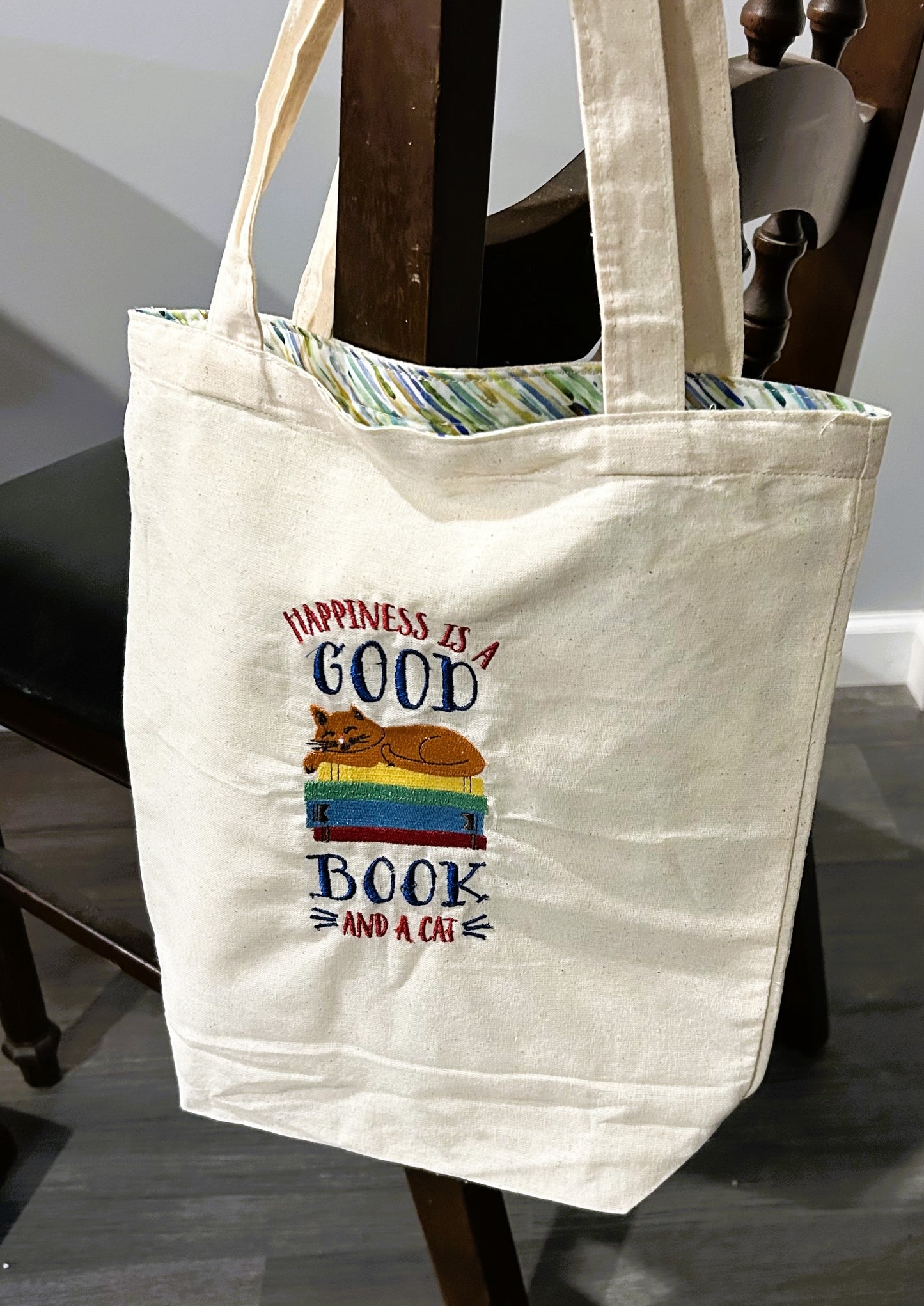 Kids' Book Bag, Good Book and a Cat