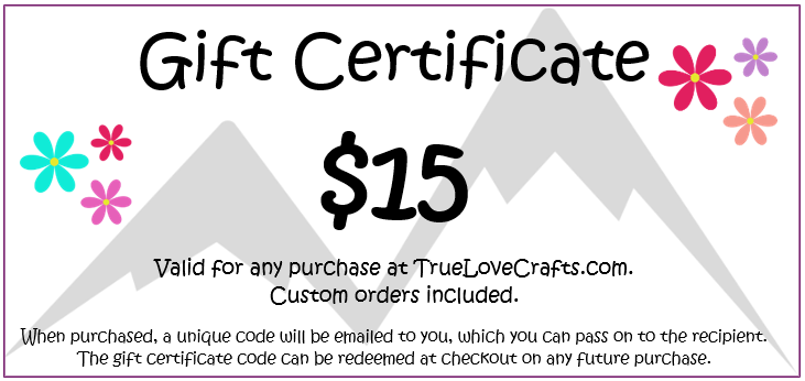 True Love Crafts Gift Certificate