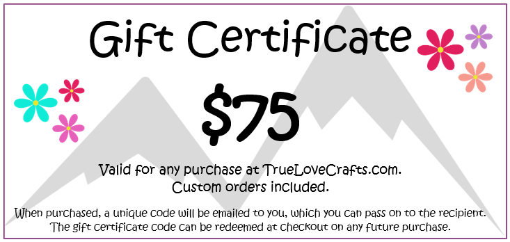 True Love Crafts Gift Certificate