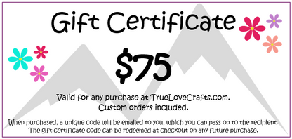 True Love Crafts Gift Certificate