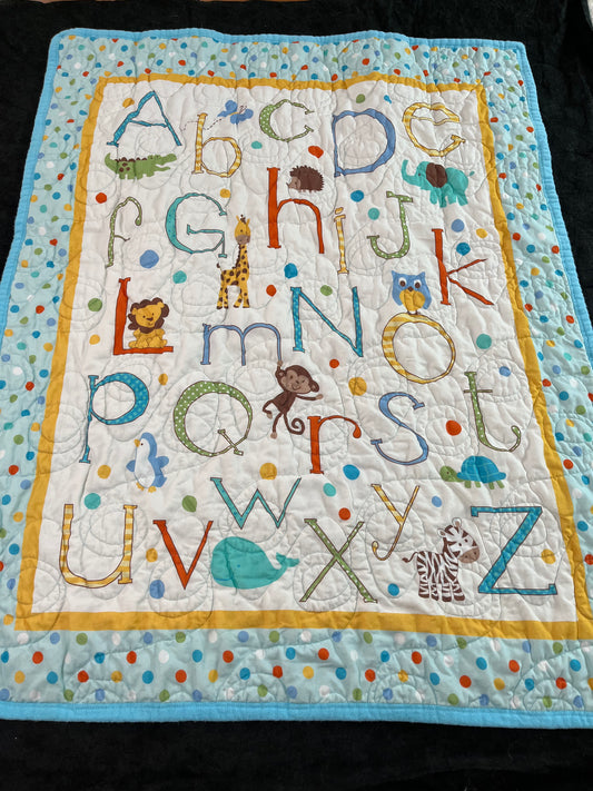 Baby Blanket, Alphabet