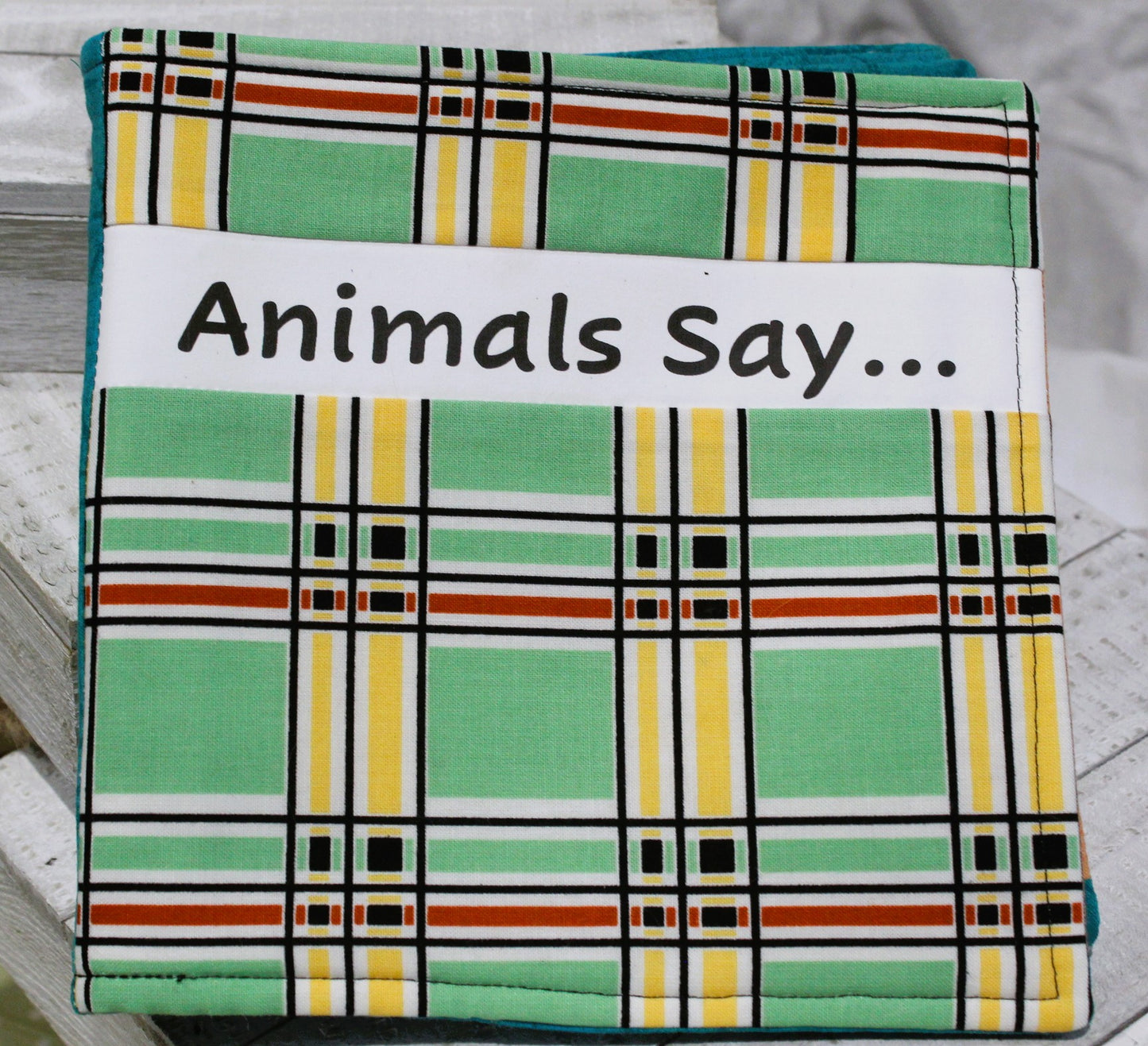 Fabric Book, Animals Say