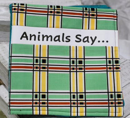 Fabric Book, Animals Say