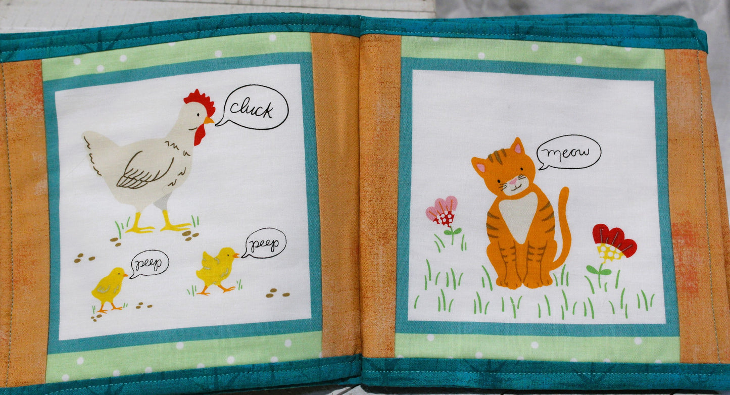 Fabric Book, Animals Say