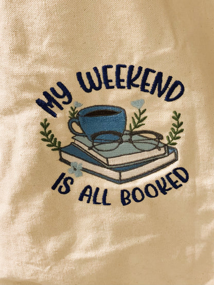 Book Bag, Weekend is Booked