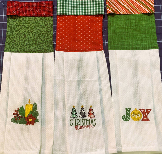 Hanging Kitchen Towel, Christmas Theme