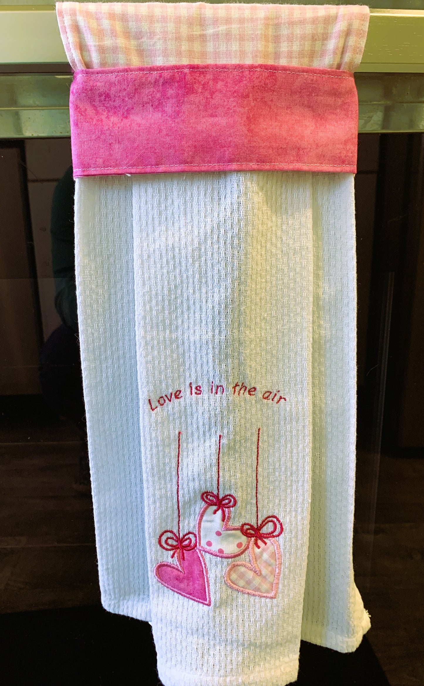 Hanging Kitchen Towel, Valentine Theme
