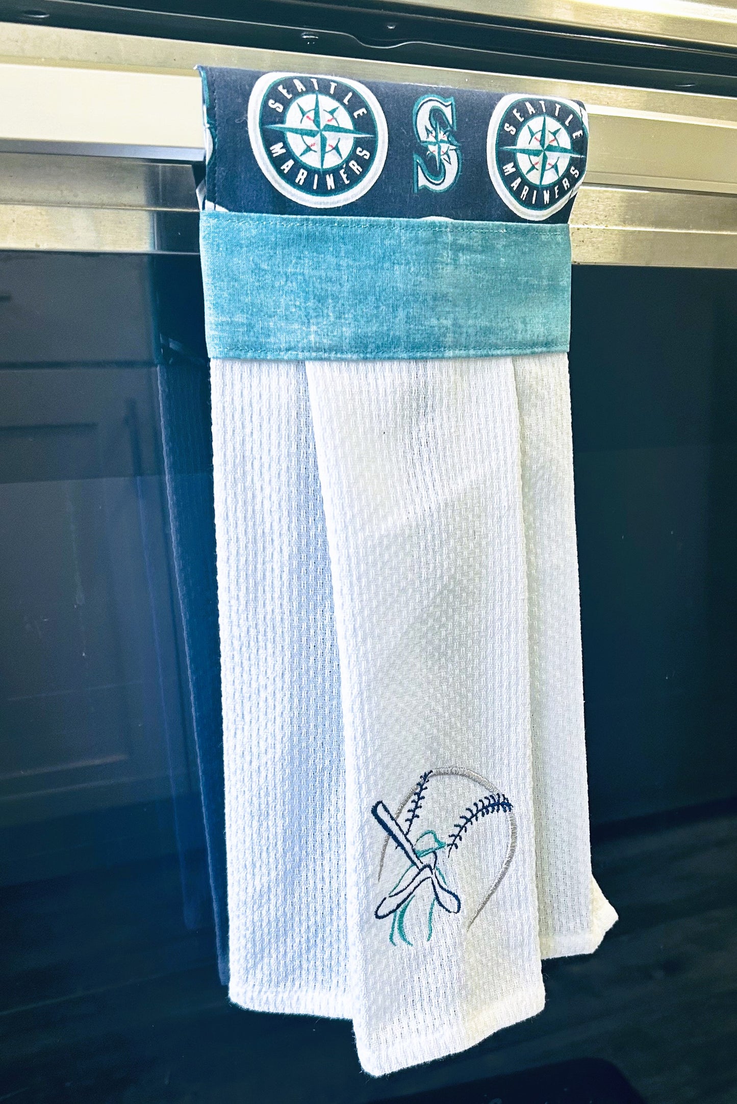 Hanging Kitchen Towel, Baseball Theme