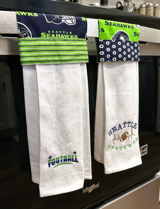 Hanging Kitchen Towel, Seahawks Theme