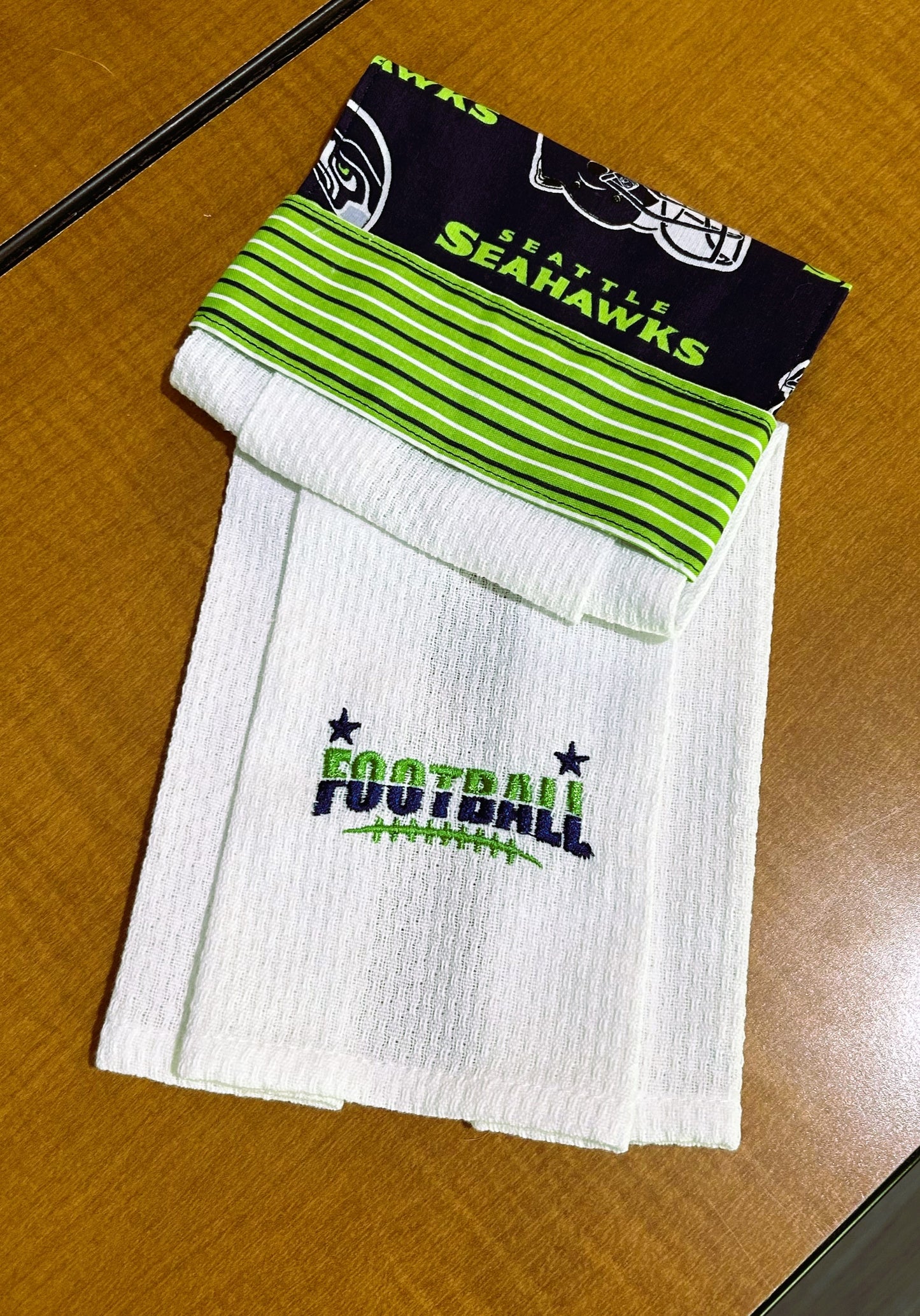 Hanging Kitchen Towel, Seahawks Theme