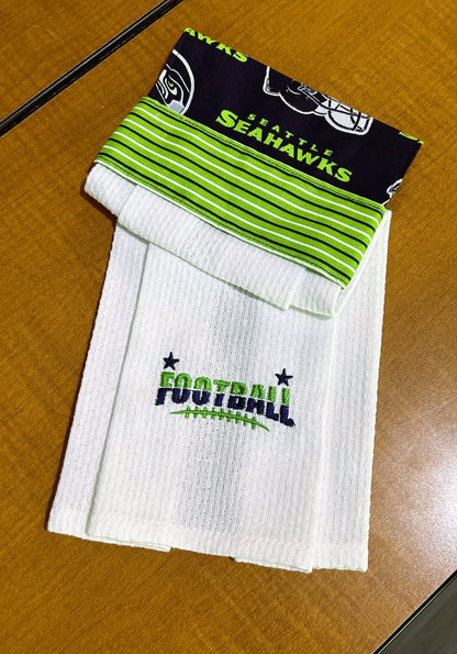 Hanging Kitchen Towel, Seahawks Theme