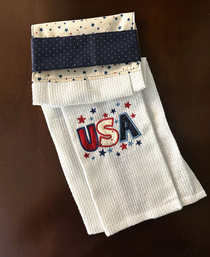Hanging Kitchen Towel, Patriotic Theme