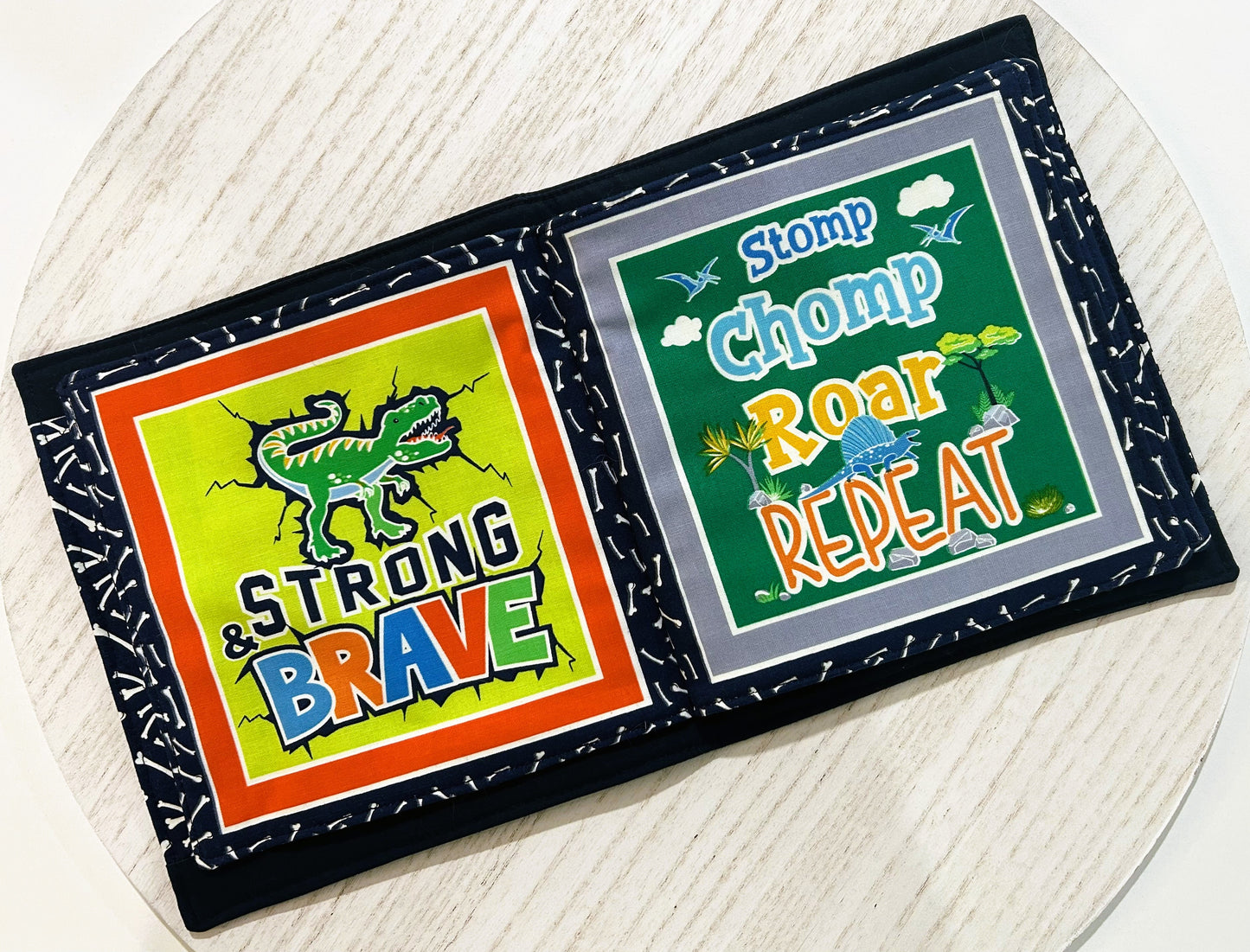 Fabric Book, Glow-in-the-Dark Dinosaurs