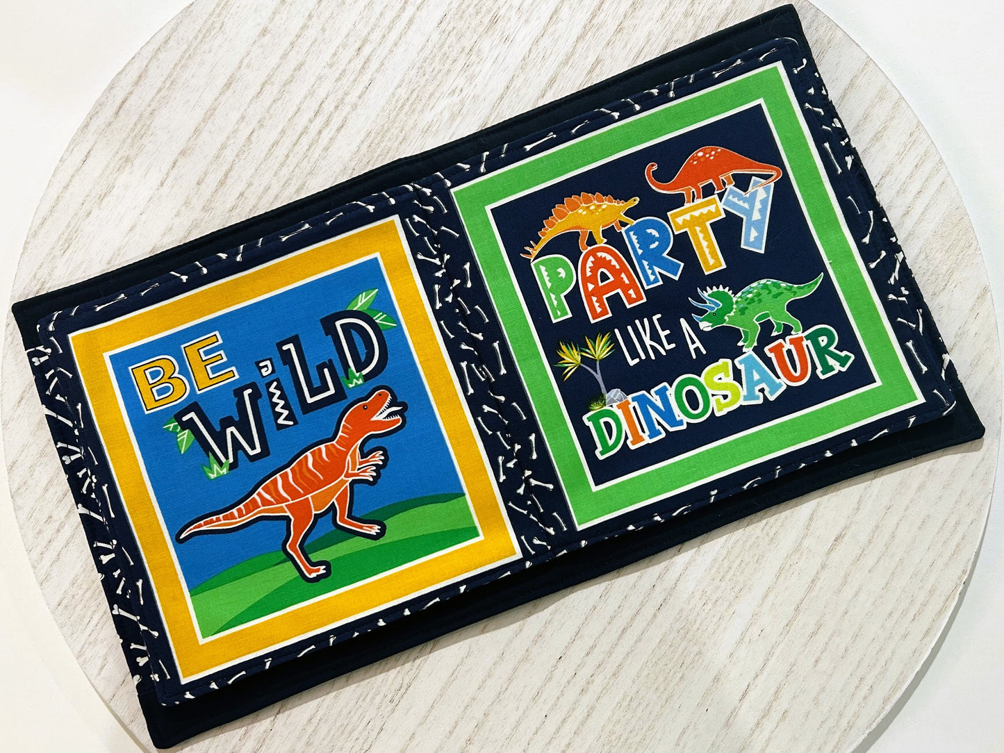 Fabric Book, Glow-in-the-Dark Dinosaurs